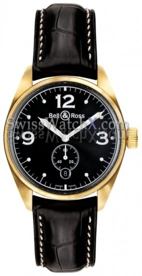 Bell & Ross Vintage 123 Gold Black - zum Schließen ins Bild klicken