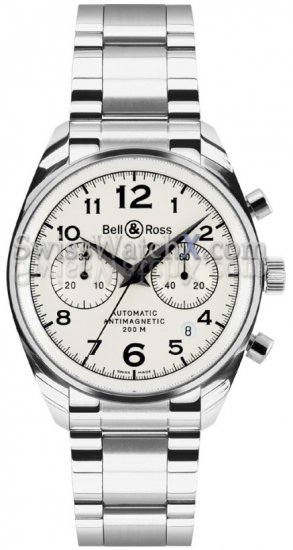 Bell y Ross Vintage 126 Ginebra Blanco - Haga click en la imagen para cerrar