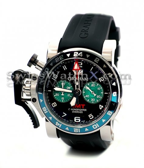 Graham Chronofighter Oversize 20VGS.B12A.K10B Grandes GMT Fecha