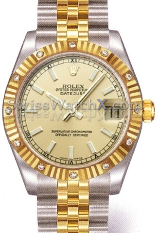 Rolex de tamaño mediano Datejust 178313