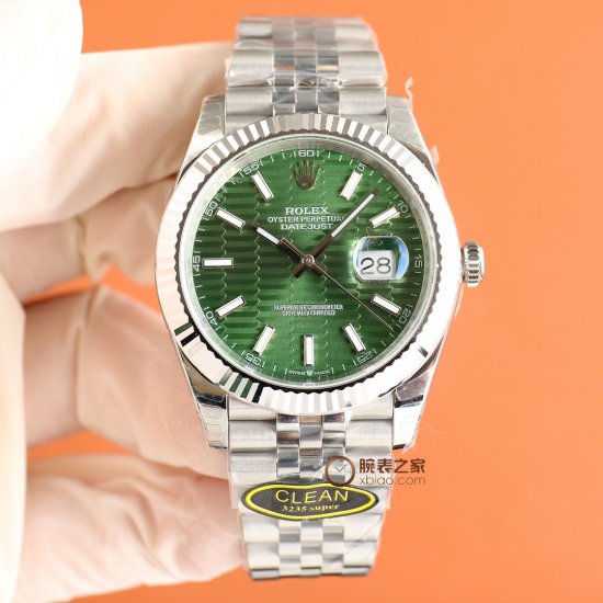 Rolex Datejust 41 Mint Green M126334-0030 - Cliquez sur l'image pour la fermer