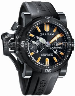 Graham Chronofighter Oversize Diver et 20VEZ.B02B.K10B Date Dive - Cliquez sur l'image pour la fermer
